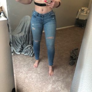 Hollister light washed jeans